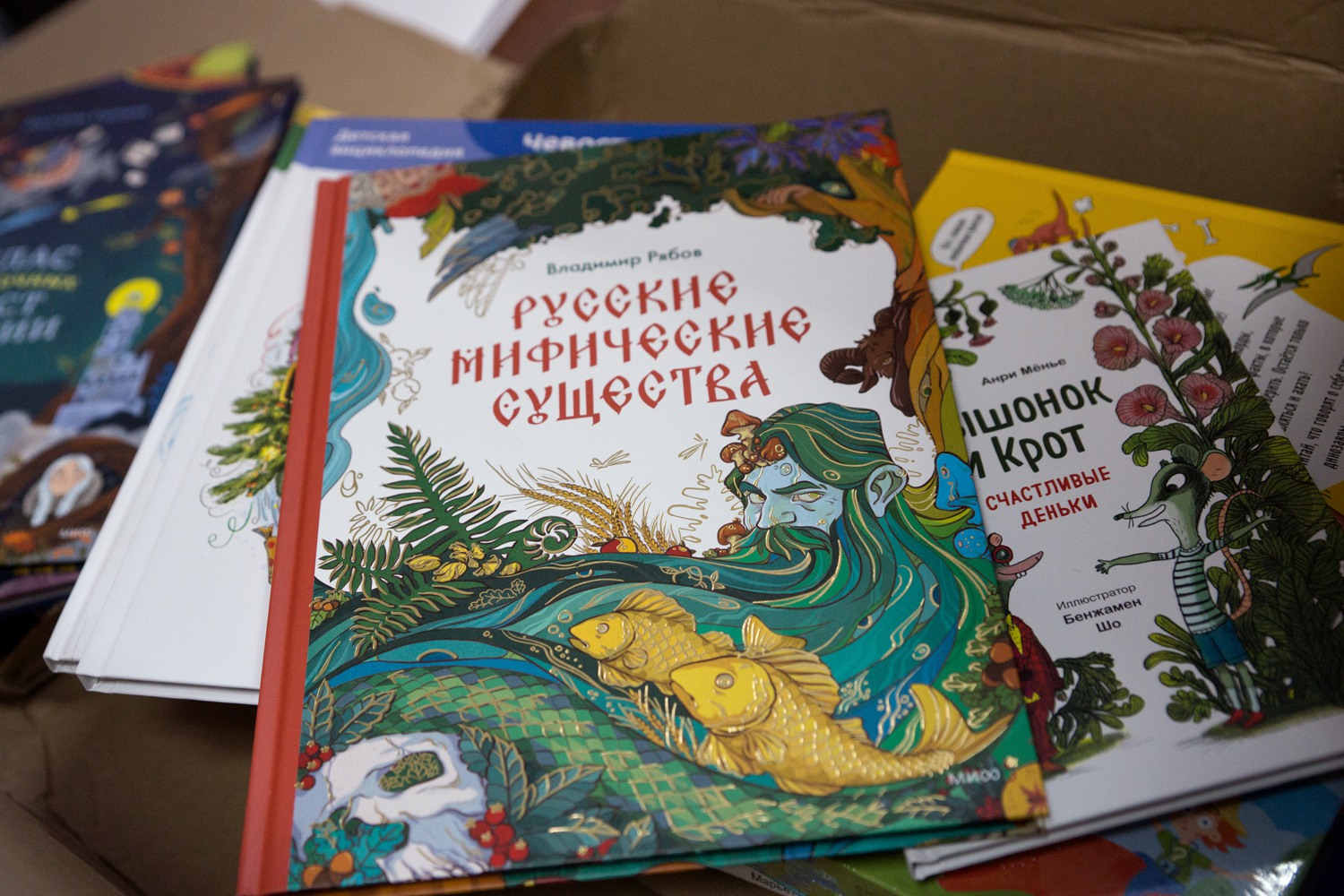 Воспитанники «Пеликана» и Дома ребёнка получили книги к Новому году